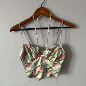 La Hearts Patterned Camisole